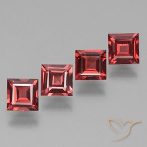 Shop natural 2.81ct Rouge écarlate Grenat rhodolite gems, Carré, from Mozambique at GemSelect. In stock, global shipping!