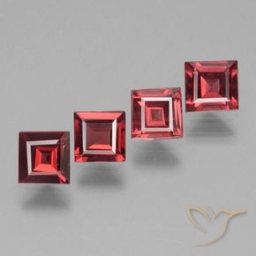 Shop natural 2.30ct Rouge foncé Grenat rhodolite gems, Carré, from Mozambique at GemSelect. In stock, global shipping!