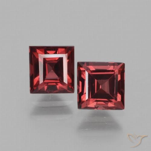 Shop natural 1.61ct Rouge foncé Grenat rhodolite gems, Carré, from Mozambique at GemSelect. In stock, global shipping!