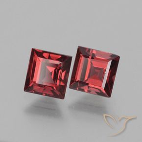 Shop natural 1.61ct Rouge foncé Grenat rhodolite gems, Carré, from Mozambique at GemSelect. In stock, global shipping!
