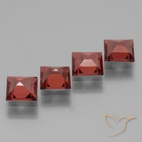 Shop natural 2.71ct Rouge écarlate Grenat rhodolite gems, Carré, from Mozambique at GemSelect. In stock, global shipping!