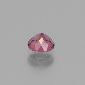 Grenat rhodolite rose naturelle coupe roude, 0,50 ct, VS