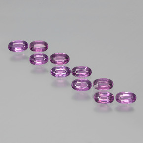 Achetez naturel 2.77ct Pourpre intense Grenat Rhodolite gems, Coupe ovale, En provenance Mozambique chez GemSelect. En stock, livraison internationale!