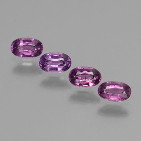 Achetez naturel 1,54ct pourpre grenat rhodolite gems, coupe ovale, en provenance mozambique chez gemselect. en stock, livraison internationale!