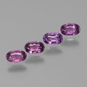 Achetez naturel 1,54ct pourpre grenat rhodolite gems, coupe ovale, en provenance mozambique chez gemselect. en stock, livraison internationale!
