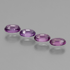 Achetez naturel 1,54ct pourpre grenat rhodolite gems, coupe ovale, en provenance mozambique chez gemselect. en stock, livraison internationale!