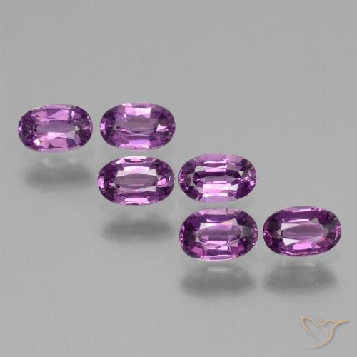 2.51ctw Naturel Violet Rosâtre Grenat rhodolite, ovale, VS