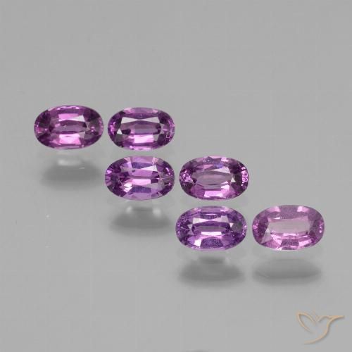 2.42ctw Naturel Pourpre moyen Grenat rhodolite, ovale, VS
