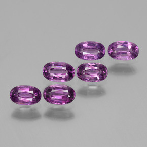 Achetez naturel 2,53ct rose grenat rhodolite gems, coupe ovale, en provenance mozambique chez gemselect. en stock, livraison internationale!
