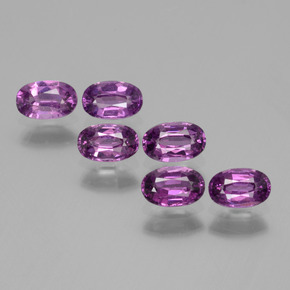 Achetez naturel 2,53ct rose grenat rhodolite gems, coupe ovale, en provenance mozambique chez gemselect. en stock, livraison internationale!
