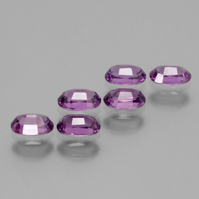 Achetez naturel 2,53ct rose grenat rhodolite gems, coupe ovale, en provenance mozambique chez gemselect. en stock, livraison internationale!