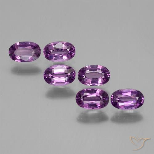 2.30ctw Naturel Violet Rosâtre Grenat rhodolite, ovale, VS