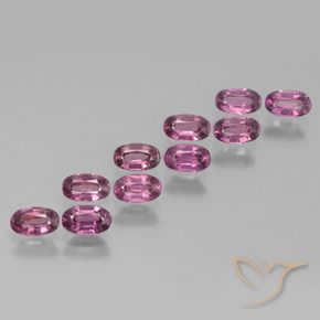 Shop natural 3.52ct Violet foncé Grenat Rhodolite gems, ovale, from Tanzanie at GemSelect. In stock, global shipping!