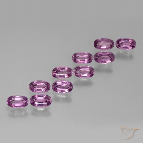 3.16ctw Naturel Pourpre moyen Grenat rhodolite, ovale, VS
