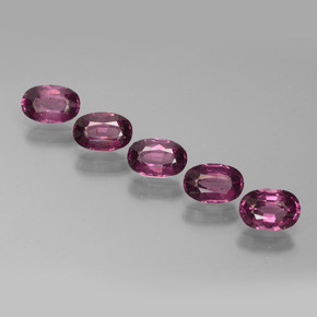 Achetez naturel ct Rose Grenat Rhodolite gems, Coupe ovale, En provenance Tanzanie chez GemSelect. En stock, livraison internationale!