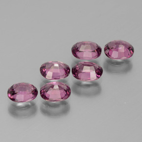 Achetez naturel ct rose grenat rhodolite gems, coupe ovale, en provenance tanzanie chez gemselect. en stock, livraison internationale!