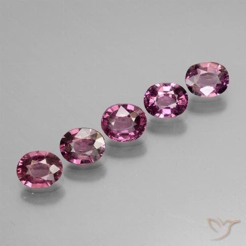 2.19ctw Naturel Rose magenta profond Grenat rhodolite, ovale, VS