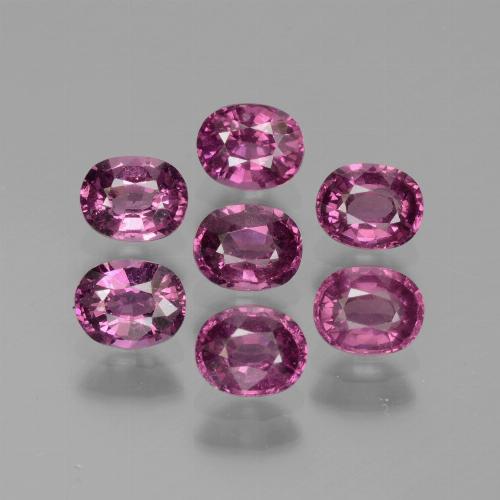 Achetez naturel 3,56ct pourpre grenat rhodolite gems, coupe ovale, en provenance tanzanie chez gemselect. en stock, livraison internationale!