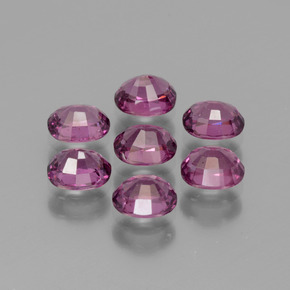 Achetez naturel 3,56ct pourpre grenat rhodolite gems, coupe ovale, en provenance tanzanie chez gemselect. en stock, livraison internationale!
