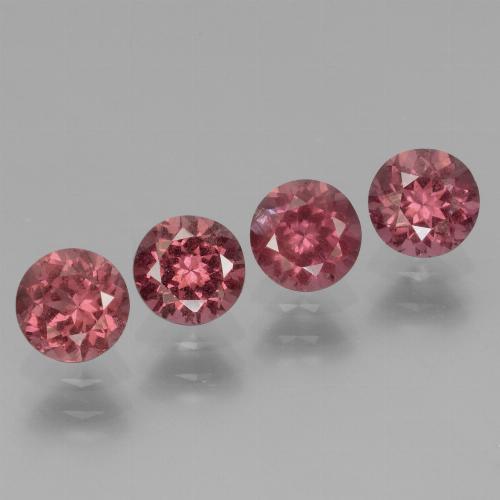 Achetez naturel 2.65ct Rose vif et profond Grenat Rhodolite gems, Coupe roude, En provenance Tanzanie chez GemSelect. En stock, livraison internationale!