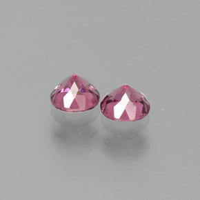 Achetez naturel 1.10ct Rose Grenat Rhodolite gems, Coupe roude, En provenance Tanzanie chez GemSelect. En stock, livraison internationale!