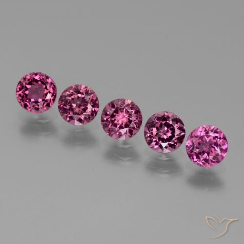 2.61ctw Naturel Rose magenta profond Grenat rhodolite, Tour, VS