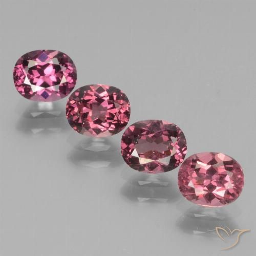 2.65ctw Naturel Pourpre de baie Grenat rhodolite, ovale, VS