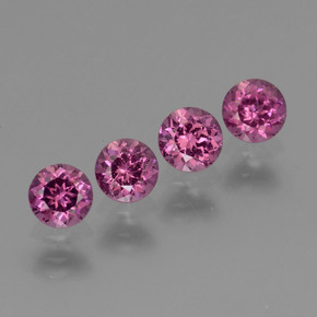 Achetez naturel ct rose grenat rhodolite gems, coupe roude, en provenance tanzanie chez gemselect. en stock, livraison internationale!
