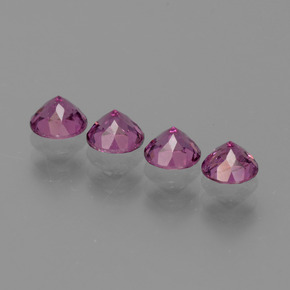 Achetez naturel ct rose grenat rhodolite gems, coupe roude, en provenance tanzanie chez gemselect. en stock, livraison internationale!
