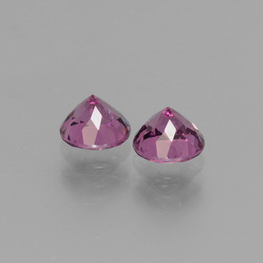 Achetez naturel 1.42ct Rose Grenat Rhodolite gems, Coupe roude, En provenance Tanzanie chez GemSelect. En stock, livraison internationale!