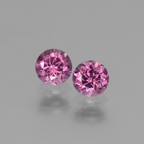 Achetez naturel ct rose grenat rhodolite gems, coupe roude, en provenance tanzanie chez gemselect. en stock, livraison internationale!