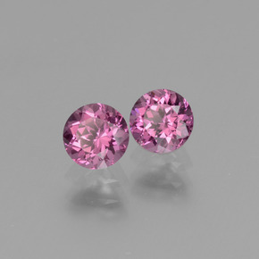 Achetez naturel ct rose grenat rhodolite gems, coupe roude, en provenance tanzanie chez gemselect. en stock, livraison internationale!