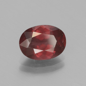 Grenat Rhodolite Rose naturelle ovale, 2.77 ct, VS