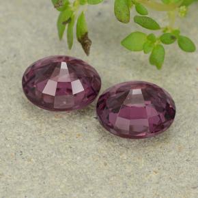 Achetez naturel 3.31ct Rose violacé Grenat Rhodolite gems, Coupe ovale, En provenance Mozambique chez GemSelect. En stock, livraison internationale!