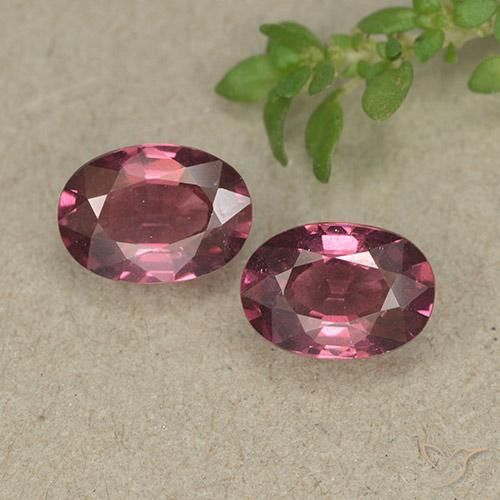 Achetez naturel 1,93ct rouge grenat rhodolite gems, coupe ovale, en provenance mozambique chez gemselect. en stock, livraison internationale!
