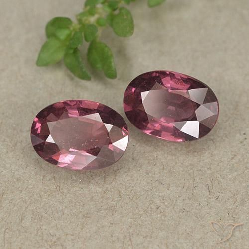 Achetez naturel 1,93ct rouge grenat rhodolite gems, coupe ovale, en provenance mozambique chez gemselect. en stock, livraison internationale!