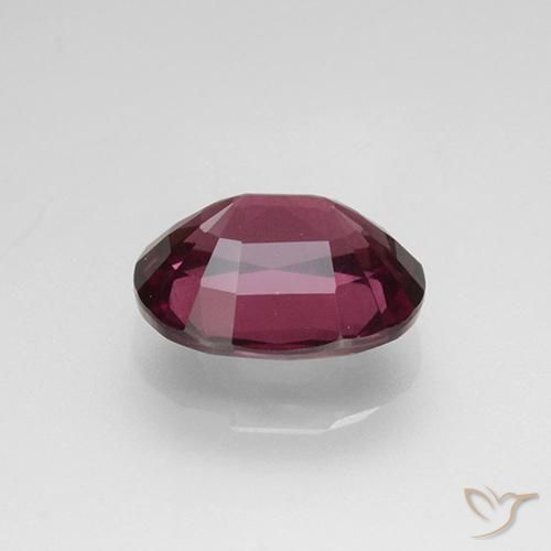 Grenat Rhodolite Pourpre foncé naturelle ovale, 2.06 ct, VS
