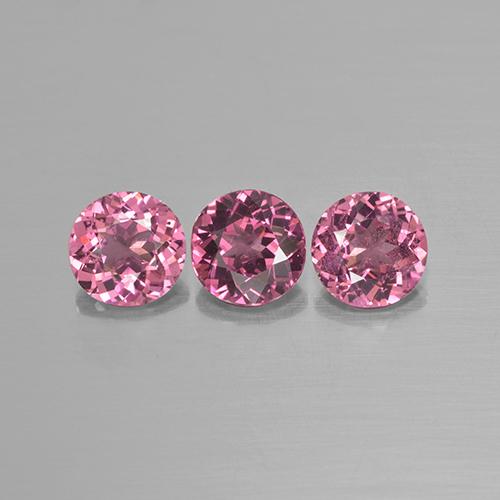 Achetez naturel 2,22ct rose grenat rhodolite gems, coupe roude, en provenance tanzanie chez gemselect. en stock, livraison internationale!