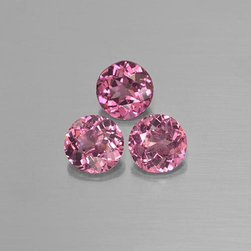 Achetez naturel 2,22ct rose grenat rhodolite gems, coupe roude, en provenance tanzanie chez gemselect. en stock, livraison internationale!