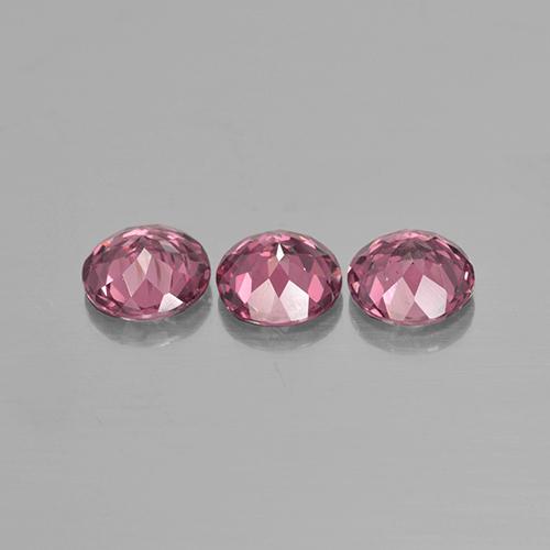 Achetez naturel 2,22ct rose grenat rhodolite gems, coupe roude, en provenance tanzanie chez gemselect. en stock, livraison internationale!