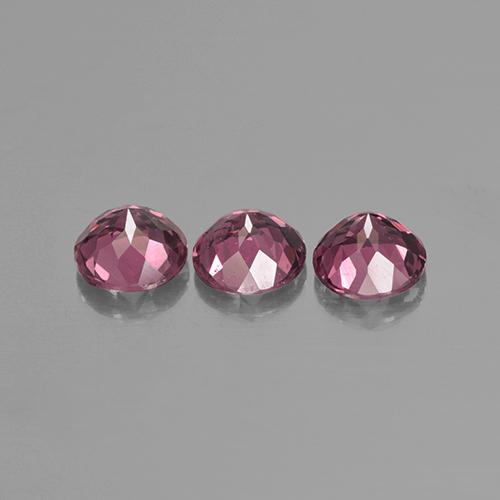 Achetez naturel 2,62ct rose grenat rhodolite gems, coupe roude, en provenance tanzanie chez gemselect. en stock, livraison internationale!