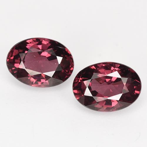 Achetez naturel 2,33ct rouge grenat rhodolite gems, coupe ovale, en provenance mozambique chez gemselect. en stock, livraison internationale!