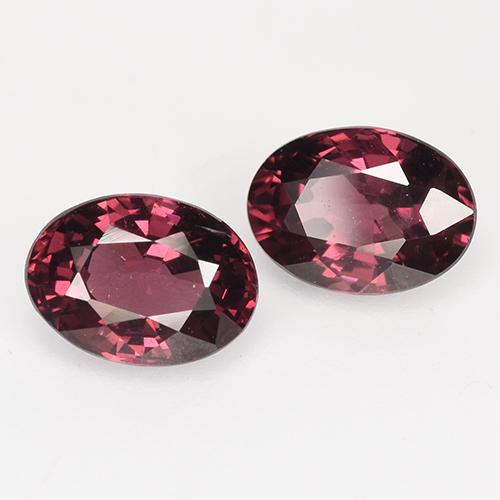 Achetez naturel 2,33ct rouge grenat rhodolite gems, coupe ovale, en provenance mozambique chez gemselect. en stock, livraison internationale!