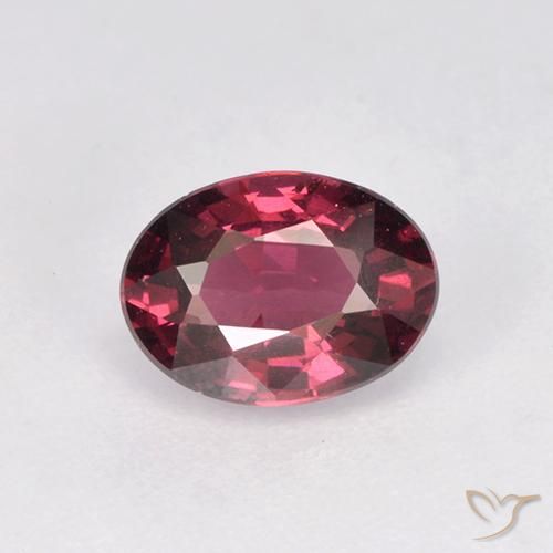 1.07ct Naturel Pourpre-Rouge Grenat rhodolite, ovale, VS