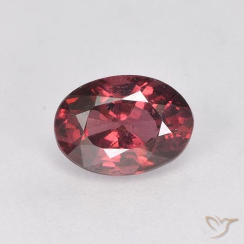 1.09ct Naturel Rouge framboises Grenat rhodolite, ovale, VS