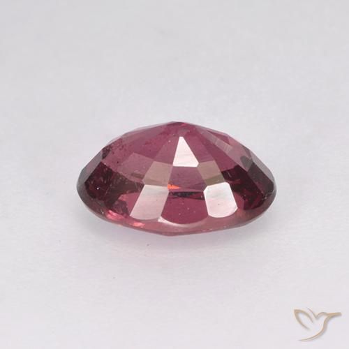 Grenat Rhodolite Rouge framboises naturelle ovale, 1.18 ct, VS