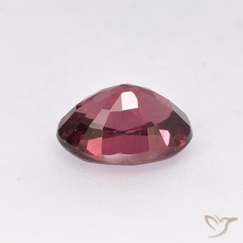 Grenat Rhodolite Rouge moyen-foncé naturelle ovale, 1.07 ct, VS