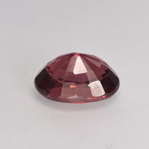 Grenat Rhodolite Rouge foncé naturelle Coupe ovale, 1.24 ct, VS