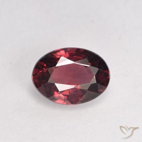 0.96ct Naturel Vin rouge Grenat Rhodolite, ovale, VS