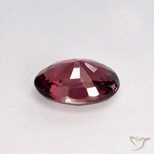 Grenat Rhodolite Vin rouge naturelle ovale, 0.96 ct, VS